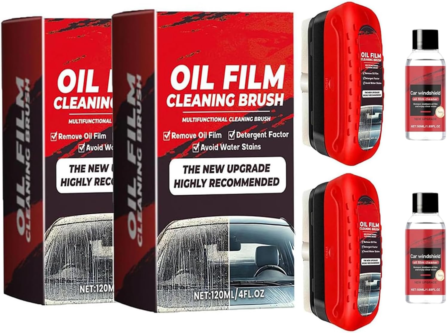 Buretele Mr.Clean Kit Curățare Parbriz Auto + Piele scaune si Bord